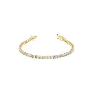 14K 7.00 Ct. Tw. Lab Grown Diamond Tennis Bracelet
